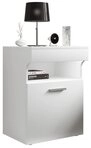 VCM Nachttisch Nachtkonsole Slepal H. 61 x B. 45 x T. 39 cm, Nachtschrank,