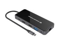 Conceptronic DONN15G 12-in-1 USB 3.2 Netzwerk-Switch