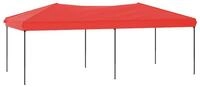 vidaXL Partyzelt, Pavillon Faltbar Rot 3x6 m