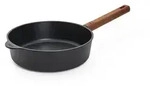 WOLL MADE IN GERMANY Bratpfanne "ECO Logic QXR" mit festem Holzgriff,...