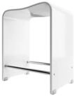 Schulte Dusch- und Badhocker aus Acrylglas, belastbar bis 130,00 kg, ergonomisch