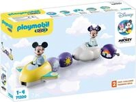 Playmobil&reg; 1.2.3 Mickys & Minnies Wolkenflug Konstruktions-Spielset, (Mickys &