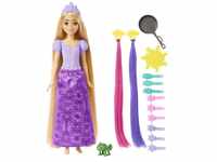 Mattel® Anziehpuppe Disney Prinzessin, Haarspiel Rapunzel Puppe und Zubehör