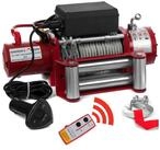 Rotfuchs Seilwinde, 12v mit Funkfernbedienung, 5909 kg Zugkraft, 6 PS Power