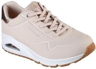 Skechers UNO SHIMMER AWAY Slip-On Sneaker Slipper, Freizeitschuh, Plateausneaker mit