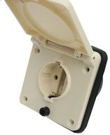 HABA B.V. Steckdose 220V Einspeisungssteckdose IP44 220V - 240V Schuko...