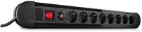 Lindy LINDY 73104 Steckdosenleiste mit Schalter 8fach Schwarz Schutzkontakt