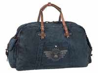 Greenburry Reisetasche Vintage Aviator 5899 Travelbag Blue Edition