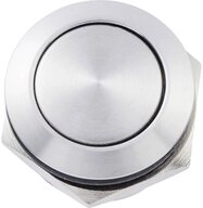 Heidemann T&uuml;rklingelknopf Heidemann 70524 Klingeltaster 1fach Edelstahl 48 V...