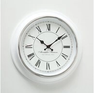 BOLTZE GRUPPE GmbH Wanduhr Wanduhr Yella Analog Kunststoff wei&szlig; Ziffern &Oslash; 40 cm