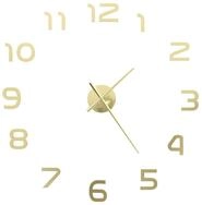 vidaXL Wanduhr (3D-Wanduhr Modernes Design 100 cm XXL Golden)