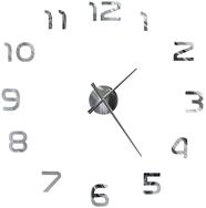 vidaXL Wanduhr (3D-Wanduhr Modernes Design 100 cm XXL Silbern)
