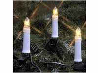 MARELIDA LED-Christbaumkerzen LED Kerzenlichterkette Weihnachtsbaum 25...