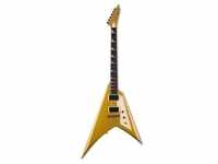 ESP E-Gitarre, LTD Kirk Hammett-V Metallic Gold - E-Gitarre