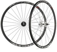 Miche Laufrad Miche Pistard Clincher Bahn-Laufradsatz 2015 g Silber-Schwarz - Leicht