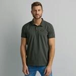 Poloshirt PME LEGEND, Herren, Gr. S (44/46), grau, Web, Obermaterial: 95% Baumwolle,