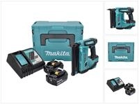 Makita Nagler DBN 500 RFJ Akku Stauchkopfnagler 18 V 15-50 mm + 2x Akku 3,0 Ah + La
