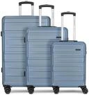 WORLDPACK Trolleyset New York 2.0, 4 Rollen, (3-teilig, 3 tlg), ABS