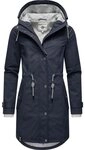 PEAK TIME Regenjacke L60042 stylisch taillierter Regenmantel f&uuml;r Damen