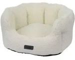 Nobby Tierbett Komfortbett oval "KAMBA" beige 57 cm x 65 cm