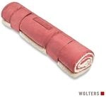 Wolters Hundematratze Reisedecke Vagabund mit Schaffell-Imitation rost