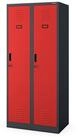 Jan Nowak Mehrzweckschrank Metall Umkleideschrank 80 cm KACPER 2 Abteile