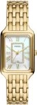 Fossil Quarzuhr RAQUEL ES5304, Armbanduhr, Damenuhr, Perlmutt-Zifferblatt, Datum,