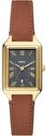 Fossil Quarzuhr ES5303 ES5303, Fossil ES5303 RAQUEL Uhr Damenuhr Lederarmband Datum