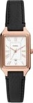 Fossil Quarzuhr RAQUEL ES5310, Armbanduhr, Damenuhr, Datum, Lederarmband