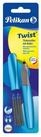 Tintenroller Pelikan Tintenroller Twist, Frosted Blue, universell f&uuml;r Rechts- un...