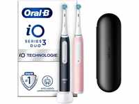 Oral-B Elektrische Zahnbürste iO Series 3 Doppelpack, Aufsteckbürsten: 2 St.,