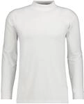 Stehkragenshirt RAGMAN, Herren, Gr. 3XL, wei&szlig;, Jersey, Baumwolle, regular fit, ohne