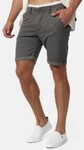 INDICODE Chinoshorts Herren Estrada Chino Shorts Herrenshorts mit 4 Taschen und