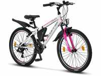 Licorne Bike Guide 24" weiß/rosa