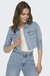 ONLY Jeansjacke ONLWONDER LS CROPPED DNM JACKET GUA NOOS