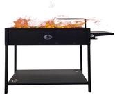 Grillpeter Holzkohlegrill Mangal Batyr XL Schaschlikgrill 100cm mit Ablage und