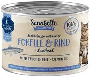 Bosch Petfood Sanabelle mit Forelle & Rind 195 g - 6 St&uuml;ck, f&uuml;r: Katze