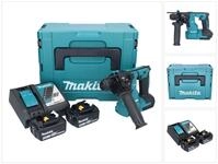 Makita Akku-Bohrhammer DHR 183 RTJ Akku Bohrhammer 18 V 1,7 J SDS plus Brushless + 2x