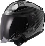 LS2 Motorradhelm OF603 Infinity II Carbon Jethelm, Notfallsystem-Polsterung