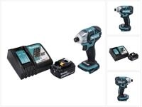 Makita Schlagschrauber Makita DTS 141 RG1 Akku Impulsschrauber 18 V 40 Nm 1/4"
