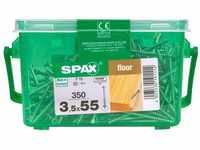 Spax für Massivholz-Fußböden 3,5 x 55 mm 350 Stück Teilgewinde Senkkopf...