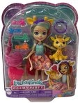 Enchantimals Stehpuppe Enchantimals Glam Party Gillian Giraffe mit langen Haaren und