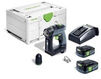 FESTOOL Akku-Schrauber CXS 12 2,5-Plus Akku-Bohrschrauber 10.80 V 2.50 Ah inkl....