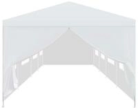 vidaXL Pavillon, Gartenzelt 3x12 m Wei&szlig;