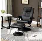 HOMCOM Massagesessel Relaxsessel mit Hocker, Liegefunktion, Ruhesessel f&uuml;r