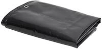 vidaXL Schutzplane Abdeckplane 650 g/m&sup2; 1,5x6 m Schwarz (1-St)