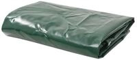 vidaXL Schutzplane Abdeckplane 650 g/m&sup2; 3x5 m Gr&uuml;n (1-St)