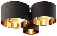 Lindby Deckenleuchten Laurenz, Alu IP20, 3 x 15 W LED