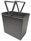 Hailo Einbaum&uuml;lleimer Hailo Inneneimer 1093479 hellgrau 18 Liter 320 x 226 x 295 mm