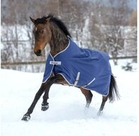 Bucas Pferde-Thermodecke Bucas Freedom Turnout Medium 150g - navy/silver